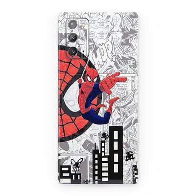 Galaxy Note 20 Spiderman Comic 3D Skin WrapitSkin