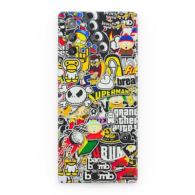 Galaxy Note 20 Sticker Bomb 3D Skin WrapitSkin