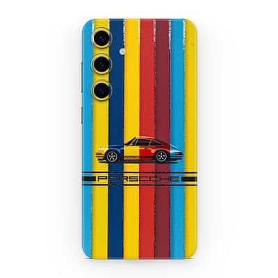 Galaxy S24 Plus Porsche Multicolor 3D Skin WrapitSkin