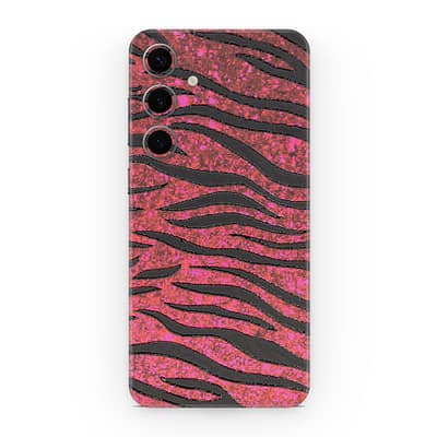 Galaxy S24 Plus Red Zebra 3D Skin WrapitSkin