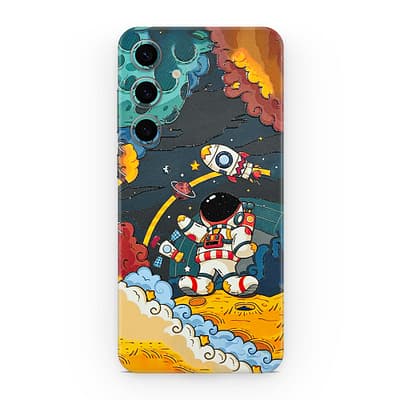 Galaxy S24 Plus Flight Planet 3D Skin WrapitSkin
