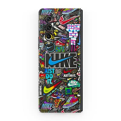 Galaxy Z Fold 3 Nike Logos 3D Skin WrapitSkin