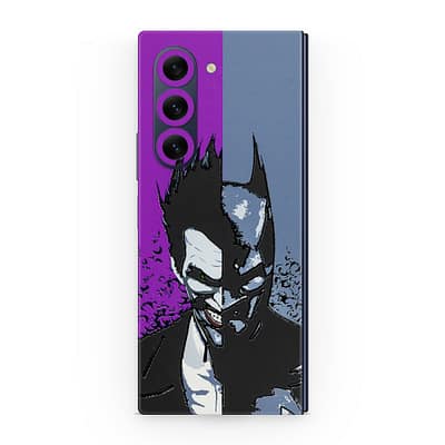 Galaxy Z Fold 6 Batman Vs Joker 3D Skin WrapitSkin