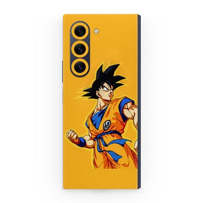 Galaxy Z Fold 6 Goku Yellow 3D Skin WrapitSkin