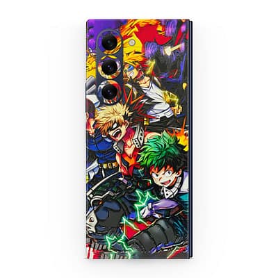 Galaxy Z Fold 6 My Hero 3D Skin WrapitSkin