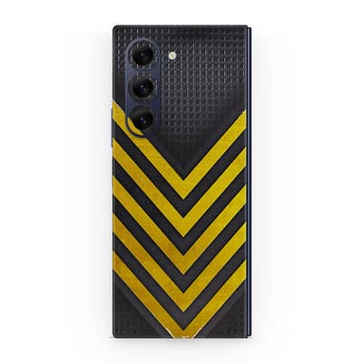 Galaxy Z Fold 6 Arrows Yellow 3D Skin WrapitSkin
