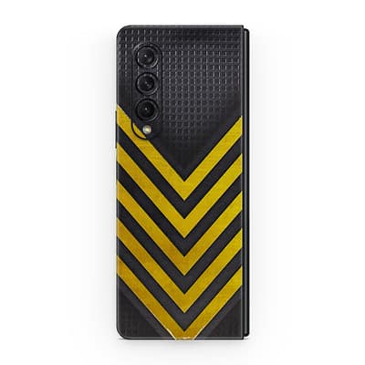 Galaxy Z Fold 3 Arrows Yellow 3D Skin WrapitSkin