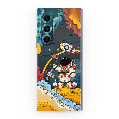 Galaxy Z Fold 6 Flight Planet 3D Skin WrapitSkin
