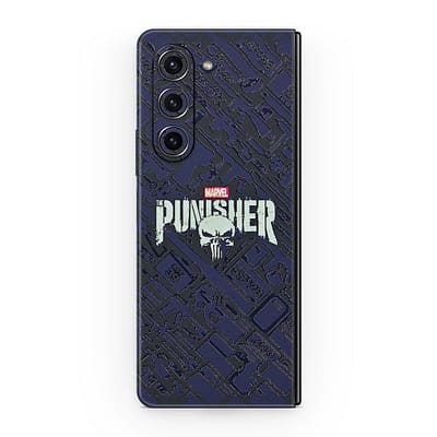Galaxy Z Fold 5 Punisher 3D Skin WrapitSkin