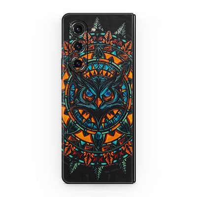 Galaxy Z Fold 5 Owl 3D Skin WrapitSkin