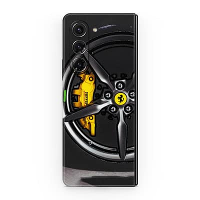 Galaxy Z Fold 5 Ferrari Rim 3D Skin WrapitSkin