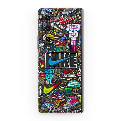 Galaxy Z Fold 5 Nike Logos 3D Skin WrapitSkin