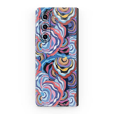 Galaxy Z Fold 5 Abstract Multicolor 3D Skin WrapitSkin