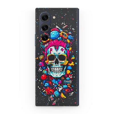 Galaxy Z Fold 6 Skull 3D Skin WrapitSkin