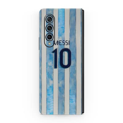 Galaxy Z Fold 3 Messi 3D Skin WrapitSkin