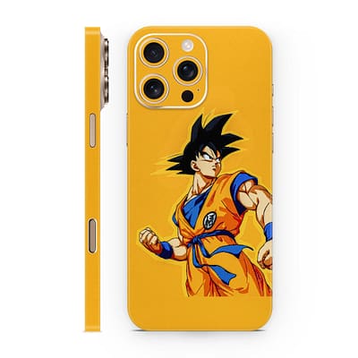 iPhone 16 Pro Max Goku Yellow 3D Skin WrapitSkin