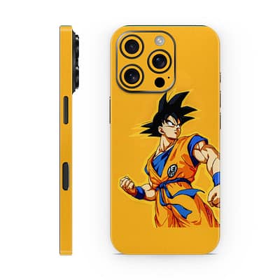 iPhone 16 Pro Goku Yellow 3D Skin WrapitSkin
