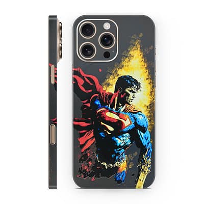 iPhone 16 Pro Max Superman Comic 3D Skin WrapitSkin