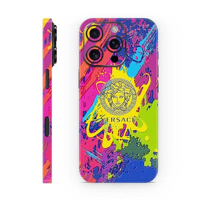 iPhone 16 Pro Versace Colorful 3D Skin WrapitSkin