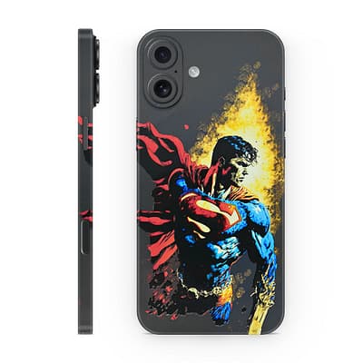 iPhone 16 Plus Superman Comic 3D Skin WrapitSkin