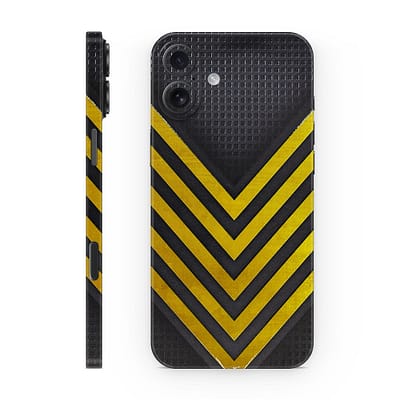 iPhone 16 Arrows Yellow 3D Skin WrapitSkin