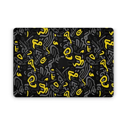 Macbook Pro 13” (2016-2018) Yellow Grooves Skin WrapitSkin