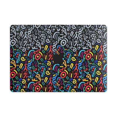 MacBook Pro 13” Touch Bar 2018 Retro Revelry Skin WrapitSkin