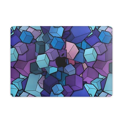 MacBook Pro 13” Touch Bar 2018 3D Cubes Skin WrapitSkin