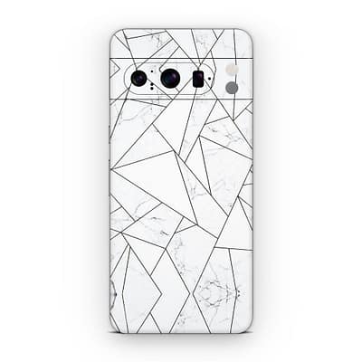 Pixel 8 Pro Marble Grid 3D Skin WrapitSkin