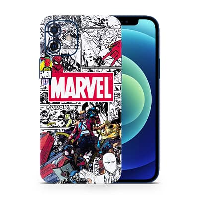 iPhone 12 Mini Marvel Universe 3D Skin WrapitSkin
