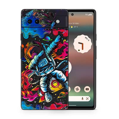 Pixel 6A Trippy Astronaut 3D Skin WrapitSkin
