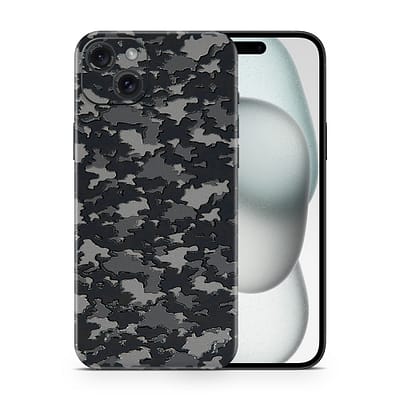iPhone 15 Plus Military Camo 3D Skin WrapitSkin