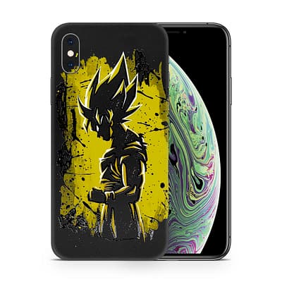iPhone XS Goku Spirit 3D Skin WrapitSkin