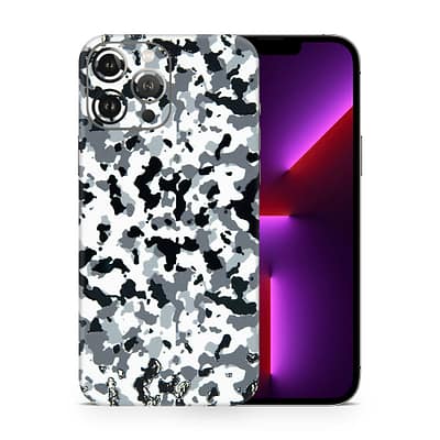 iPhone 13 Pro Snow Camo 3D Skin WrapitSkin