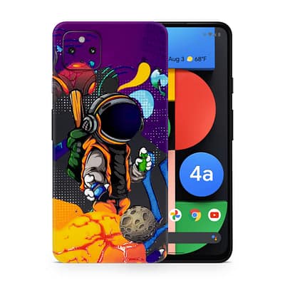 Pixel 4A 5G Space Doodler 3D Skin WrapitSkin
