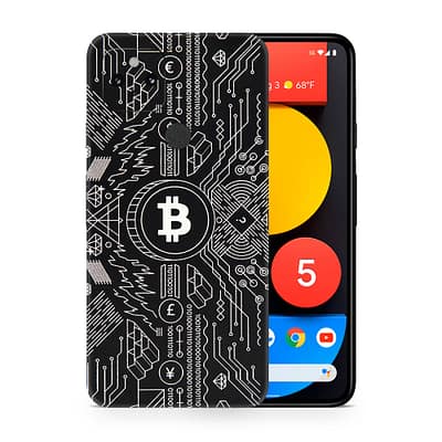 Pixel 5 Bitcoin 3D Skin WrapitSkin