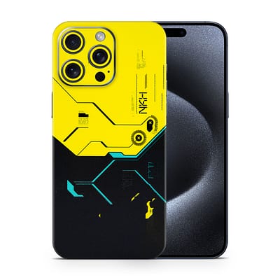 iPhone 15 Pro Max Cyberpunk City 3D Skin WrapitSkin