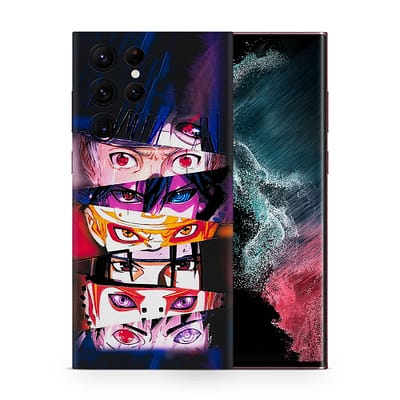 Galaxy S22 Ultra Evil Eyes 3D Skin WrapitSkin