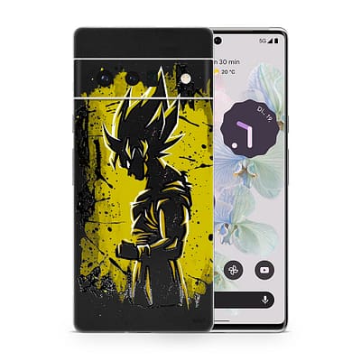 Pixel 6 Pro Goku Spirit 3D Skin WrapitSkin