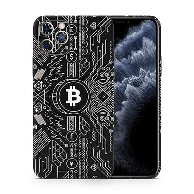 iPhone 11 Pro Max Bitcoin 3D Skin WrapitSkin
