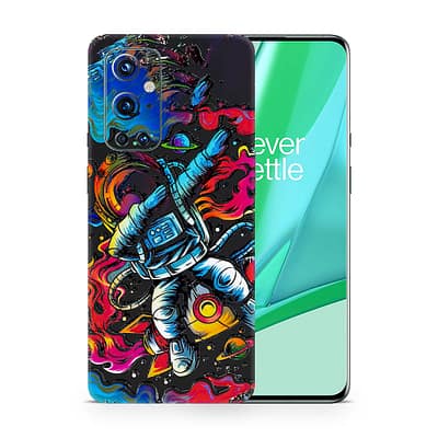 OnePlus 9 Pro Trippy Astronaut 3D Skin WrapitSkin