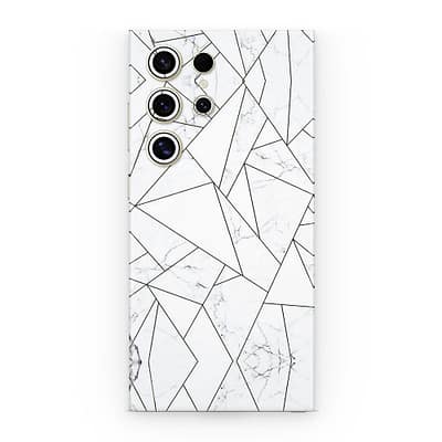 Galaxy S24 Ultra Marble Grid 3D Skin WrapitSkin