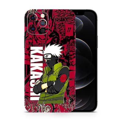 iPhone 12 Pro Kakashi Sensei 3D Skin WrapitSkin