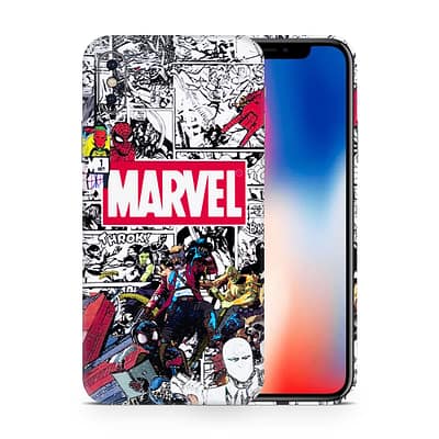 iPhone X Marvel Universe 3D Skin WrapitSkin