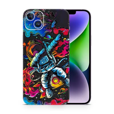 iPhone 14 Trippy Astronaut 3D Skin WrapitSkin
