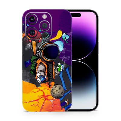 iPhone 14 Pro Max Space Doodler 3D Skin WrapitSkin