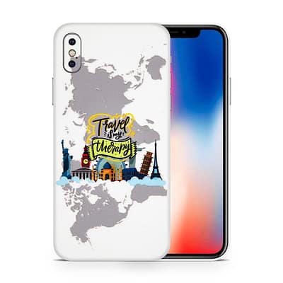 iPhone X Nomad Life 3D Skin WrapitSkin