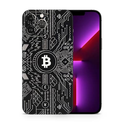 iPhone 13 Pro Max Bitcoin 3D Skin WrapitSkin