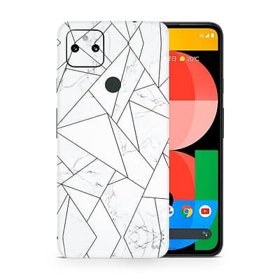 Pixel 5A 5G Marble Grid 3D Skin WrapitSkin