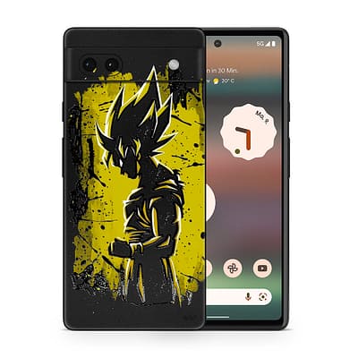 Pixel 6A Goku Spirit 3D Skin WrapitSkin